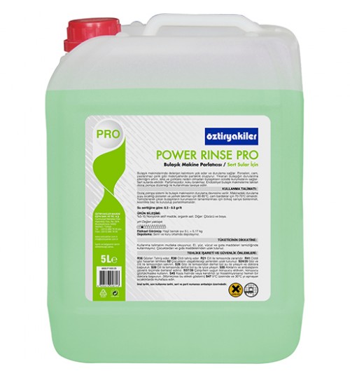 POWER RINSE PRO BULAŞIK MAKİNESİ DURULAMA MADDESİ (SERT SULAR İÇİN)  20L